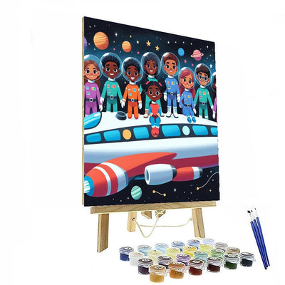 Space Ranger Quest Paint By Number