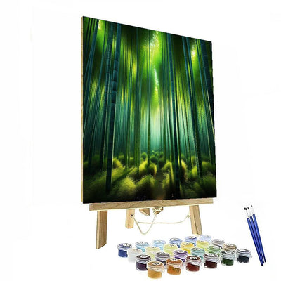 Zen Bamboo Sanctuary Paint By Numbers Art