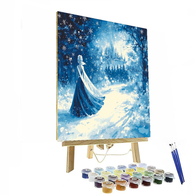 Elsa's Enchanted Snowland - Disney Inspired Numbered Painting Kits