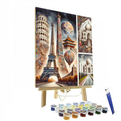 Timeless Historical Landmarks Number Painting