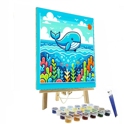 Whale Of A Tale Painting By Numbers Kit