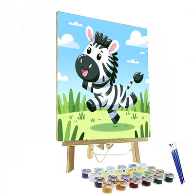 Safari Zebra Spotting Paint By Numbers Kits