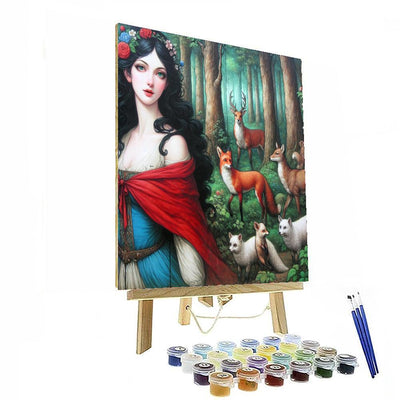 Snow White's Woodland Retreat Paint By Numbers