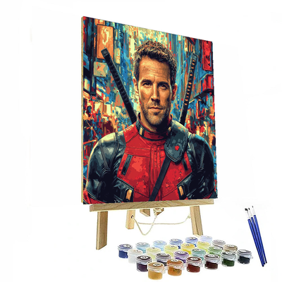 Ryan Reynolds: The Merc With A Mouth And Heart Paint By Number