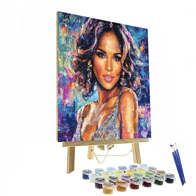 Halle Berry: The Fierce Elegance Of Hollywood's Trailblazer Painting By Numbers Kit