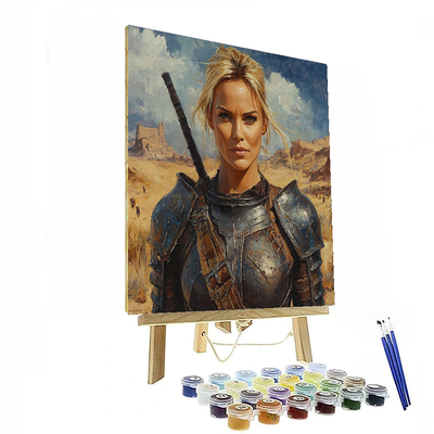 Charlize Theron: The Fierce Warrior Of Cinema Paint By Number