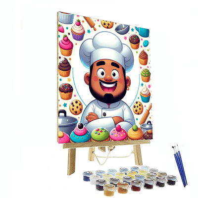 Sweet Bakery Treats Painting By Numbers Kit