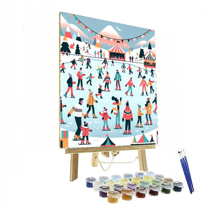 Frosty Winter Carnival Paint By Color