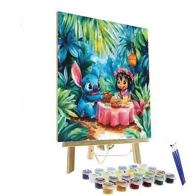 Lilo And Stitch's Hawaiian Luau - Disney Inspired Painting Number Kit