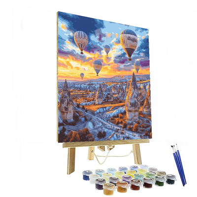 Cappadocia Fairy Chimneys Painting By Numbers Kit