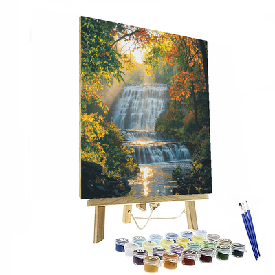 Cascades Of Cuyahoga Valley Paint By Numbers