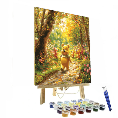 Pooh Bear's Adventure In The Hundred Acre Wood - Disney Inspired Numbered Painting Kits