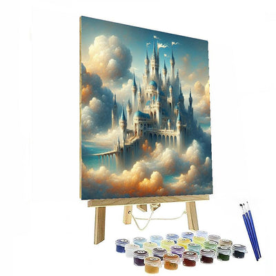 Fantasy Sky Castle Number Painting