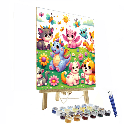 Fantasy Pet Pals Painting By Numbers Kit