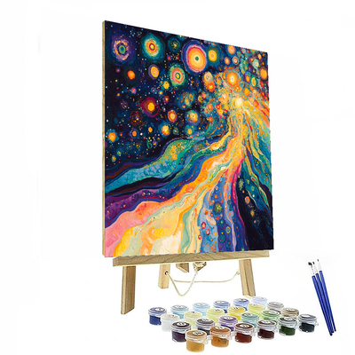 Wassily Kandinsky Inspired Cosmic Ballet  DIY Paint By Numbers