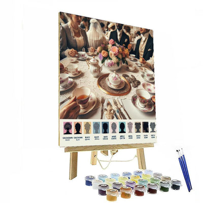 Victorian Tea Party Bliss Paint By Numbers