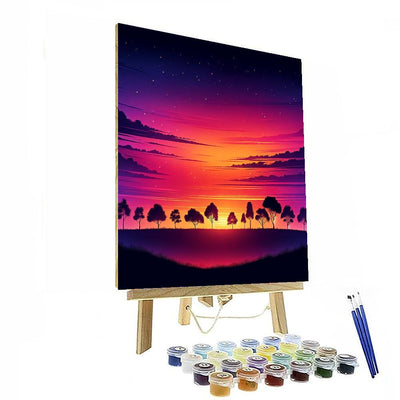 Sunset Escape Paint By Number