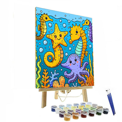 Undersea Friends Celebration Paint By Numbers Kits