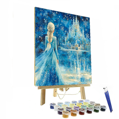 Elsa's Icy Castle - Disney Inspired Numbered Painting Kits