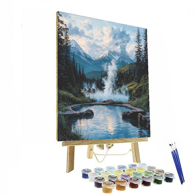 Banff Upper Hot Springs Painting Number Kit