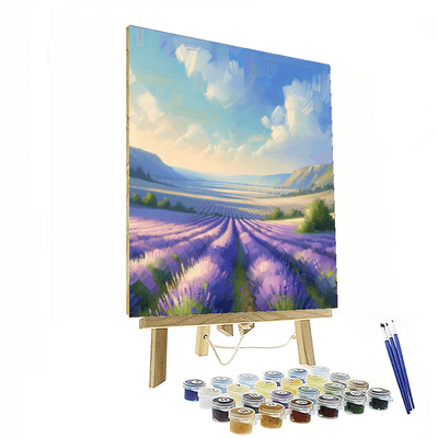 Lovely Lavender Fields Paint By Number