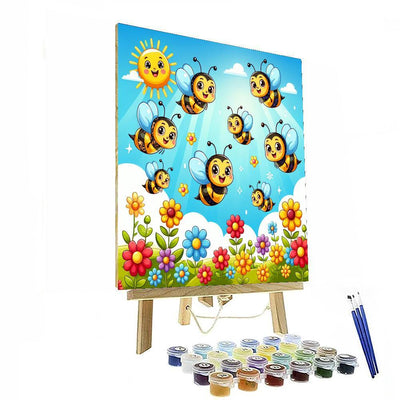 Brilliant Bees Paint By Numbers