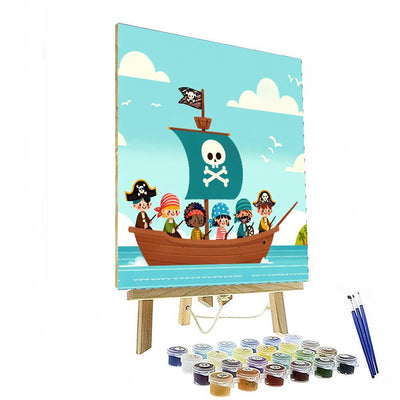 Historic Pirate Quest Paint By Numbers