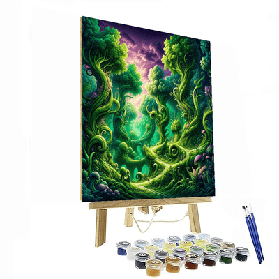 Fantasy Forest Realm DIY Paint By Numbers