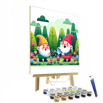 Joyful Gnome Paint By Number