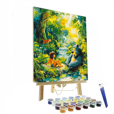 The Jungle Book's Adventure - Disney Inspired Paint By Numbers Kits