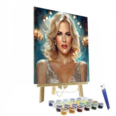 Nicole Kidman: The Eloquent Dance Of Grace And Strength Number Painting