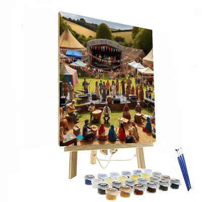 Womad Festival - England Painting Number Kit