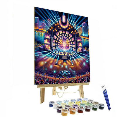 Ultra Music Festival - Miami, Usa Numbered Painting Kits