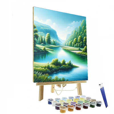 Peaceful River Serenity Paint By Numbers Kits