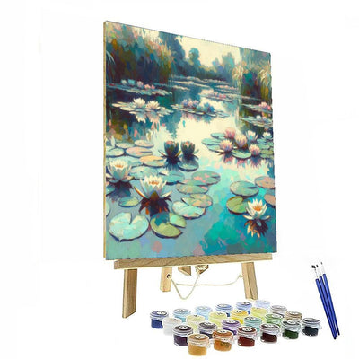 Monet's Water Lilies Serenity Painting By Numbers Kit