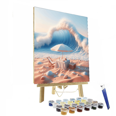 Seaside Picnic Serenity Painting By Numbers Kit