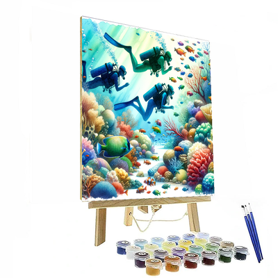 Ocean Treasure Hunt Paint By Color