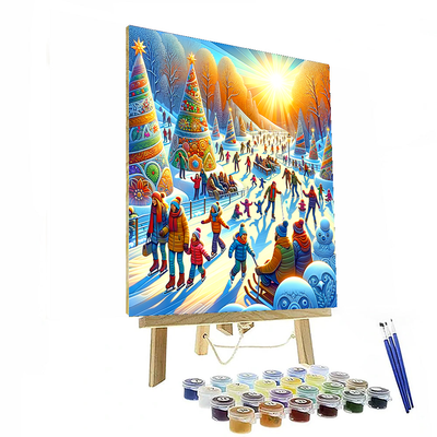 Wonders Of Winter Festival Painting By Numbers Kit