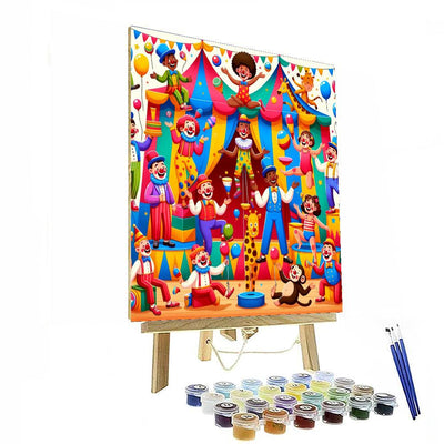 Super Silly Circus Painting By Numbers Kit