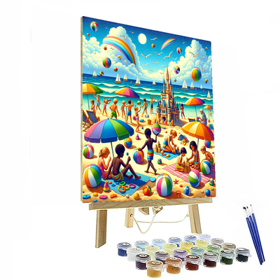 Breezy Day At The Beach Paint By Numbers Kits