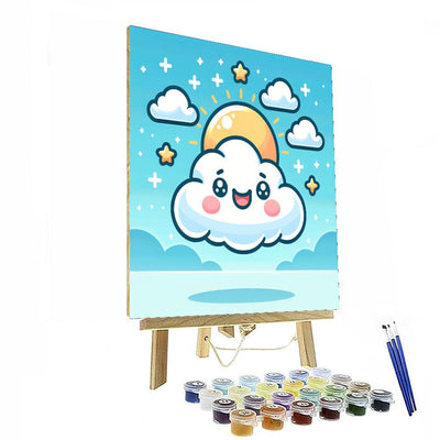 Cute Cloud Number Painting