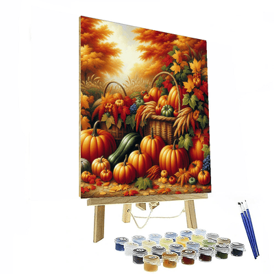 Sunny Autumn Harvest Paint By Number