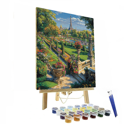 Jardin Des Tuileries Painting Number Kit