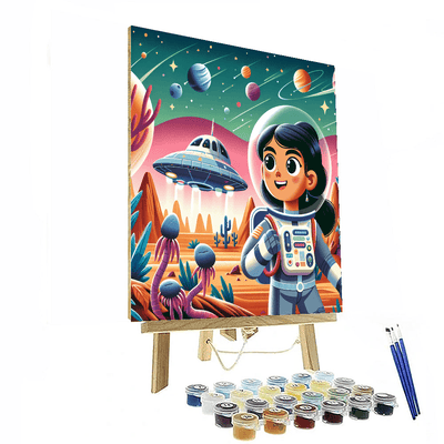 Space Pioneer Adventures Painting Number Kit