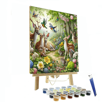 Whimsical Woodland Journey Paint By Number