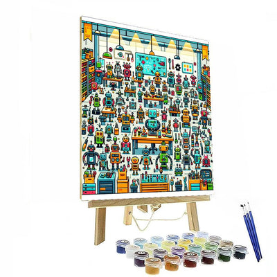 Robotics Workshop Painting By Numbers Kit