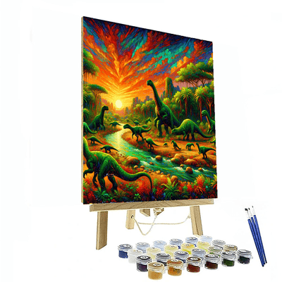 Dinosaur Explorer Adventure Paint By Color