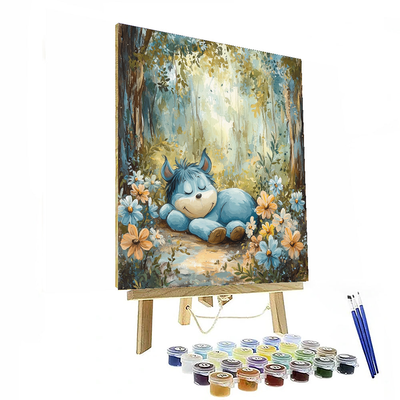 Eeyore's Day In The Hundred Acre Wood - Disney Inspired Paint By Numbers