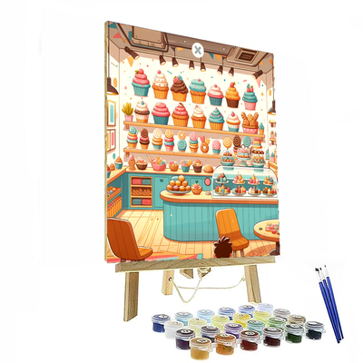 Sweet Treats Bakery Painting By Numbers Kit