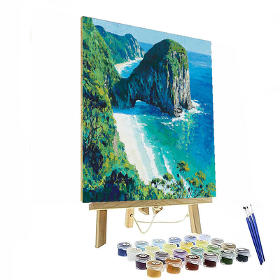 Kelingking Beach - Nusa Penida Paint By Numbers Kits